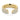 Gemma Double Pavé-Set Diamond Wedding Band in yellow gold featuring an open-style design with two rows of pavé-set round diamonds.