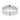 Icing On The Ring Brushed Center Wedding Band 11-12015B in white gold with a matte brushed center and polished edges.
