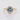 Aquamarine Halo Engagement Ring | 2006300 featuring a round aquamarine center stone in a diamond halo on a yellow gold band with diamond accents.