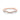 Tacori Ribbon | Diamond Band - 2565B-1PK, a rose gold curved wedding band featuring a row of pavé-set diamonds.