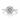 Tacori Dantela | Round Bloom Engagement Ring 2620RDMD featuring a round diamond in a pavé-set halo setting on a smooth metal band.