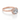 Rose gold Dantela | Round Bloom Engagement Ring - 2620RDMDPK featuring a round-cut center stone surrounded by a halo of pavé-set diamonds.