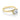 Yellow gold Tacori Dantela | Round Solitaire Engagement Ring - 2638RD75Y with a round center diamond and smaller accent diamonds on the band.