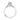 Simply Tacori | Princess Solitaire Engagement Ring - 2650PR55W featuring a princess-cut solitaire diamond with diamond-accented shoulders on a white metal band.