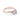 Simply Tacori | Round 3-Stone Engagement Ring - 2656RD65PK in rose gold, featuring a large round center diamond flanked by two smaller round diamonds on an intricate band.