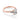 Simply Tacori | Oval 3-Stone Engagement Ring - 2668OV85X65PK in rose gold featuring a large oval diamond flanked by two pear-shaped side stones.