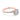 Simply Tacori | Round Solitaire Engagement Ring - 268315RD85PK in 14k rose gold, featuring a diamond-encrusted band and a diamond halo setting.