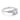 Simply Tacori | Round 3-Stone Engagement Ring - 2685RD9W featuring a large round center diamond flanked by two marquise-cut side diamonds on a polished 14k white gold band.