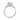 Poppy | Oval Floral Diamond Engagement Ring in 14k white gold, profile view of the center setting and petal-like side stones.