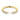 Lucia | Diamond Cuff Wedding Band in 14k yellow gold, featuring a row of round diamonds along each open end.
