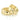 Two thick 14K Yellow Gold Huggie Hoop Earrings | 4002161 with a timeless design resting on a white surface.