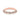 18k rose gold Tacori Sculpted Crescent | Diamond Band - 46-2PK featuring a series of small, circular diamonds set within sculpted, crescent-shaped settings.
