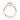 Rose gold Tacori Sculpted Crescent | Oval Solitaire Engagement Ring - 49OVP8X6PK featuring an oval diamond center stone surrounded by a diamond halo, with intricate crescent-shaped cutouts along the band for a vintage flair.
