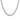 A 14K White Gold 4.2MM Franco Hollow Chain 5001881 white gold Franco chain necklace.