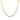 14K Yellow Gold 4MM Paper Clip Chain necklace.