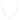 14K Yellow Gold Oval Beaded Necklace featuring a timeless design of evenly spaced oval beads.