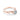 Rose gold Sculpted Crescent | Round Solitaire Engagement Ring - 51RD65PK featuring a round solitaire diamond set on a twisted, sculpted metal band.