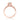 Tacori Sculpted Crescent | Round Solitaire Engagement Ring - 52RD55PK in rose gold, featuring a round solitaire diamond with signature sculpted crescent cutout details along the band.