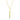 14K Yellow Gold Mama Pendant necklace featuring a vertical bar pendant with the word mama in cutout block lettering.
