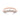 Riviera | Curved Prong-Set Diamond Wedding Band in rose gold featuring seven prong-set round diamonds of varying sizes in a curved cluster style.