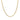 Gold-colored 2.5MM Miami Curb Chain | CH25CUY-20 necklace.
