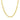 Gold Plated 2.5MM Franco Chain | CH25FRY-20 gold-plated Franco chain necklace.