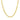 Gold Plated 3MM Franco Chain | CH3FRY-22 men’s necklace.