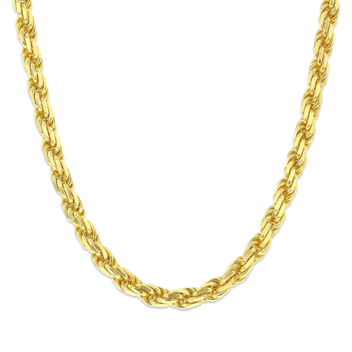 Gold Plated 5MM Rope Chain | CH5RY-22 to elevate his look.