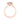 Rose gold Danhov Classico | Halo Engagement Ring - CL102 featuring a round center diamond surrounded by a halo setting.