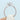 A Danhov Classico | 6-Prong Engagement Ring - CL105 with a round diamond in a six-prong tulip-style setting held between fingers.