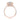 Florence | Round Halo Engagement Ring in rose gold, featuring a round center diamond surrounded by a halo of smaller stones with additional diamonds set along the band.