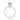 Paula Solitaire Engagement Ring by Gabriel & Co. featuring a round center diamond set in a four-prong silver band.