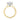 Juliet | Round Two-Tone Solitaire Engagement Ring featuring a solitaire diamond with a white metal prong setting on a 14k yellow gold band.