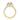 Isla | Round Halo Engagement Ring featuring a gold band with a round EverTrue diamond in a halo setting and micro-prong-set diamonds along the shank.