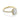 Broadway Oval Micro-Prong Engagement Ring in yellow gold featuring a micro-prong band and a prong-set, oval-shaped center stone.