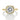 Lilia | Round Halo Engraved Engagement Ring in gold with a round center stone set in a cushion spotlight diamond halo, featuring engraved detailing along the band.