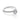 Rosalia | Round Micro-Prong Engagement Ring in silver, featuring a round center stone in a 6-prong basket with a band lined with small diamonds.