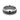 Triton Tungsten Carbide 8mm Men’s Black Ceramic Center Wedding Band FG313, a wide ring featuring a dark ceramic center inlay and polished metallic edges.
