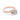 Icing On The Ring Ivy round floral diamond engagement ring in rose gold, featuring a 1-carat nature-inspired center diamond with leaf-shaped settings accented by small side stones.