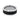 Triton Tungsten Carbide 8.5mm Men’s White and Black Wedding Band | FG454 featuring a wide band with a black center inlay and silver-toned notched edges.