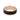 Triton Black Tungsten Carbide 8mm Men’s Rose Gold Edge Wedding Band FG64BR with a matte black finish, rose gold inner lining, and polished rose gold edges.