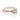 Leigh | Micro-Prong Engagement Ring by Gabriel & Co. in rose gold, featuring a round center diamond and a split shank band with intertwined strands accented by pavé diamonds.