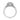 Rachel | Halo Engagement Ring by Gabriel & Co. featuring a silver halo design with a round center stone and a diamond halo band.