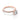 Amira | Micro-Prong Engagement Ring by Gabriel & Co. in rose gold, featuring a round center diamond and a band accented with small pavé diamonds.