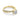 Yellow gold Morgan | Micro-Prong Engagement Ring by Gabriel & Co. with a round center diamond and a pavé diamond-accented twist band.