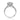Tacori Blooming Beauties HT2522RD7 round diamond engagement ring with a double halo setting and pavé-set diamonds along the intricate, engraved band.