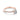 Rose gold Petite Crescent | Round Solitaire Engagement Ring - HT254515RD65PK featuring a round-cut center stone and pavé-set diamonds along a band with signature crescent accents.