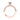 Petite Crescent | Round Solitaire Engagement Ring - HT254515RD65PK in rose gold, featuring a diamond-accented band with signature Tacori crescent details.