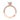 Petite Crescent | Round Solitaire Engagement Ring - HT2545RD65PK in rose gold featuring a diamond-encrusted band with side detailing.