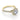Gold Tacori Petite Crescent | Round Bloom Engagement Ring - HT2555RD8Y featuring an octagon center diamond in a halo setting with diamond-encrusted shoulders.